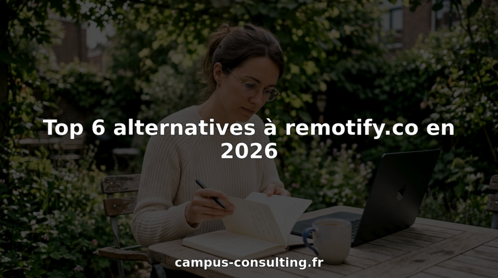 Top 6 alternatives à remotify.co en 2026