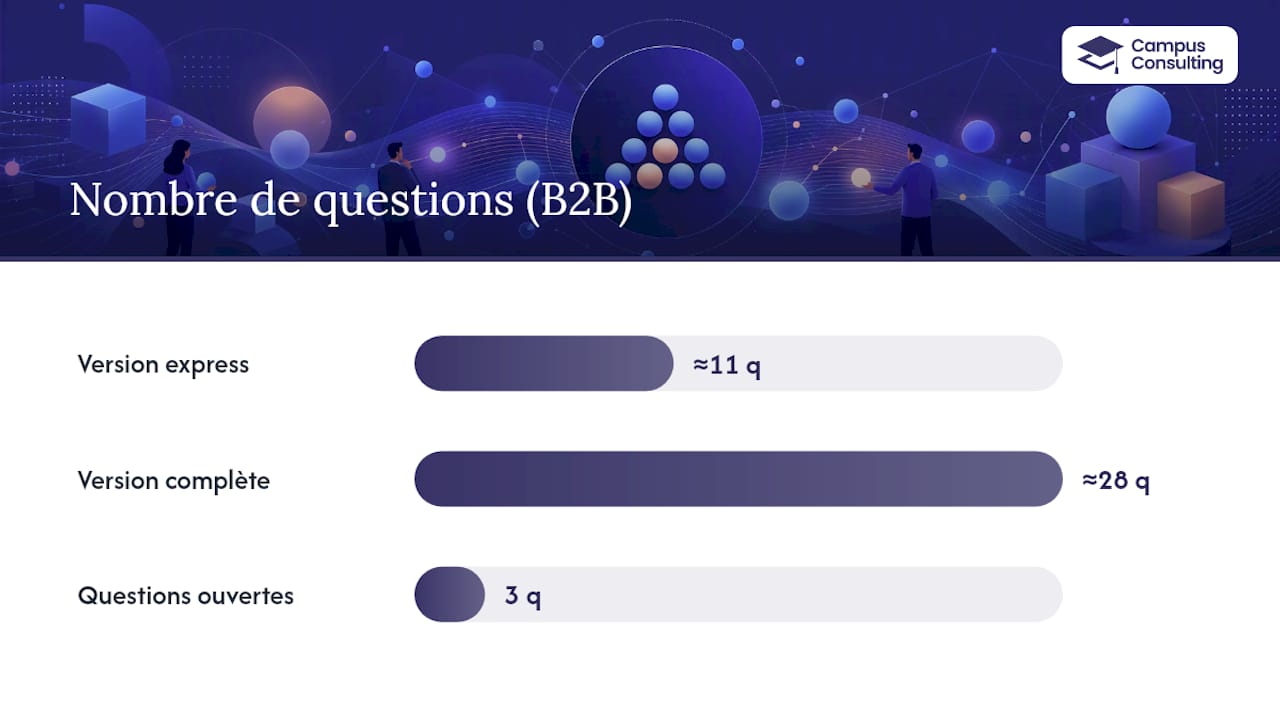 Comment structurer un questionnaire pertinent en B2B ? — overview diagram
