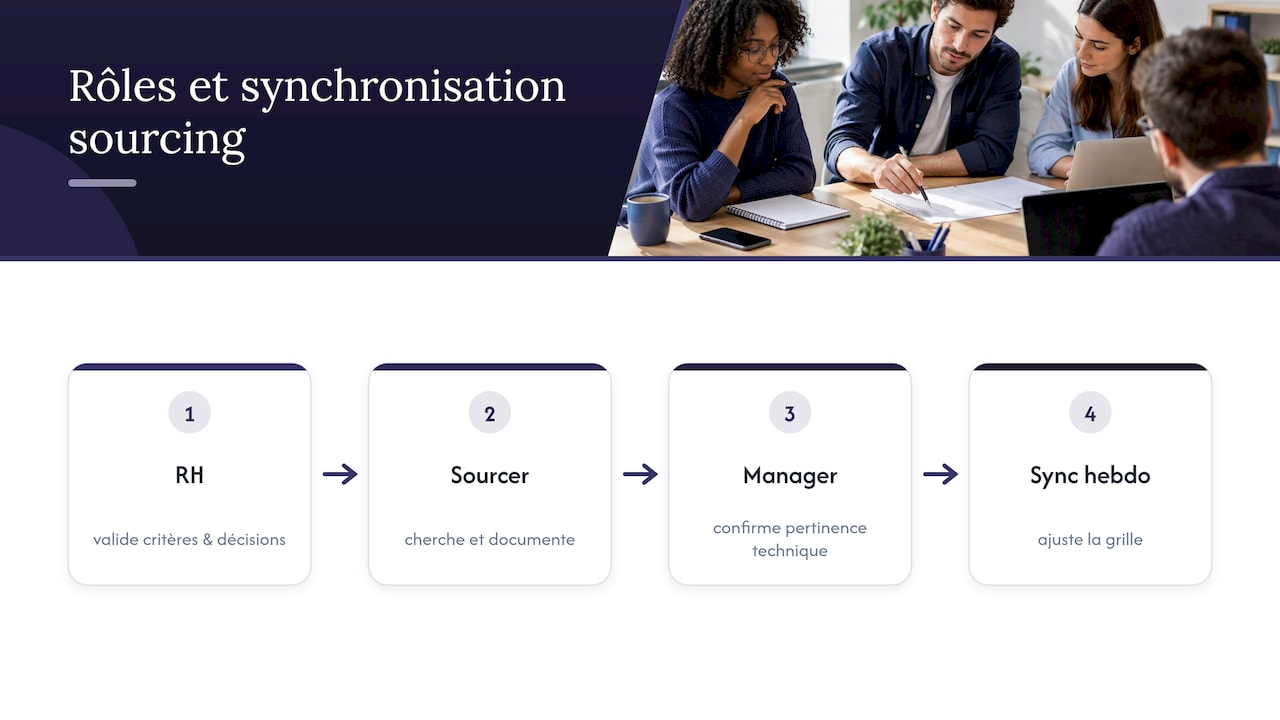 Rôles et cycle de synchronisation du sourcing
